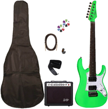Magna M3 GR el-gitarpakke for barn 2 grøn