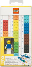 Lego Stati Ry Buildable Ruler Toys Creativity Drawing & Crafts Drawing Coloured Pencils Yellow LEGO