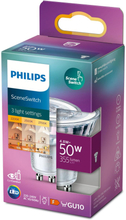 Philips: LED SceneSwitch GU10 10-40-100% 50W 355lm