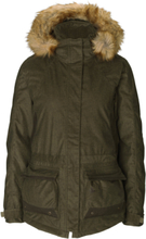 North Lady Jacket Outerwear Parka Coats Kakigrønn Seeland*Betinget Tilbud