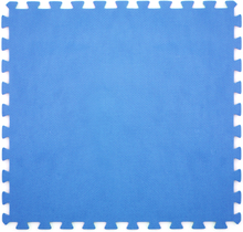 6x tappetino blu 60x60cm fondo piscina antiscivolo tappeto puzzle bambini fitness