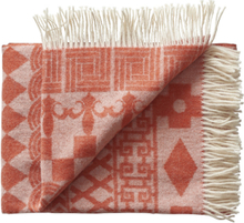 Teodor Home Textiles Cushions & Blankets Blankets & Throws Red Silkeborg Uldspinderi