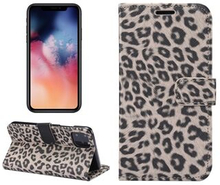 Leopard Texture Stand Leather Phone Wallet Case for iPhone 11 Pro Max