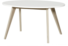 Barnbord PingPong Wood vit/ ek Oliver Furniture