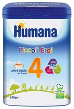 Humana 4 Piccoli Eroi Natcare Latte Crescita Dai 2 Anni 650 g