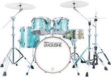 Drum Limousine Custom Shop 20 TS trommesett turquoise sparkle