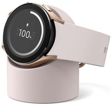 Silikone Ur Oplader Stand Kompatibel med Samsung Rund Smart Watch Oplader Stand Anti-Slip Bord Oplad