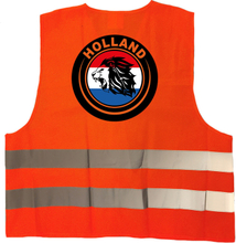 Hollandse leeuw hesje oranje reflecterende supporter kleding voor EK/ WK volwassenen
