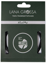 KnitPro by Lana Grossa Wire/Kabel 40cm inkl. Stickor Svart