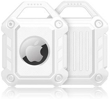 TPU rustning beskyttende etui shell ærme til Apple AirTag med nøglering TPU stødsikker betræk
