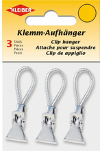Kleiber Clips Handdukshngare Vit 5x1,5cm - 3 st