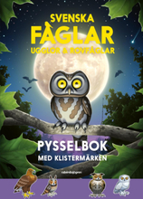 Svenska Fåglar- Ugglor Och Rovfåglar Pysselbok - Med Klistermärken
