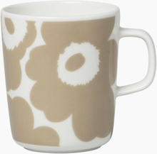 Unikko Mug 2,5 Dl Home Tableware Cups & Mugs Coffee Cups Beige Marimekko Home*Betinget Tilbud
