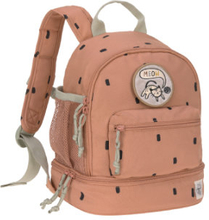 LÄSSIG Mini Backpack , Happy Print s, karamel
