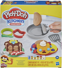 Play-Doh Kitchen Creations Flip 'N Pancakes Playset Toys Creativity Play Dough Multi/mønstret Play Doh*Betinget Tilbud