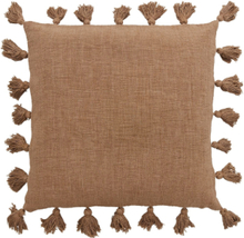 Feminia Cushion Home Textiles Cushions & Blankets Cushions Brown Lene Bjerre