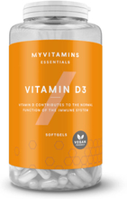 Vitamin D3 kapsler - 60softgeler - Vegan