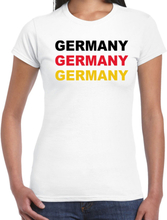 Duitsland landen shirt Germany wit voor dames