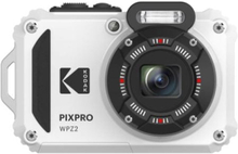 Kodak PIXPRO WPZ2, 16,76 MP, 4608 x 3456 pikseliä, BSI CMOS, 4x, Full HD, Valkoinen