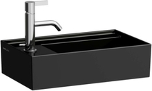Kartell Laufen håndvask, 46x28 cm, venstre, sort