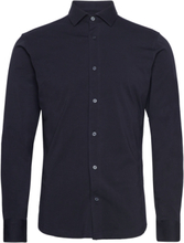 Clean Formal Stretch Shirt L/S Skjorte Business Marineblå Clean Cut Copenhagen*Betinget Tilbud