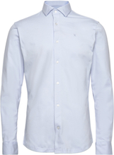 Clean Formal Stretch Shirt L/S Skjorte Business Blå Clean Cut Copenhagen*Betinget Tilbud