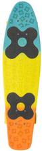 Skateboard Big JimTricolor 71 cm polypropylenblå / gul / orange