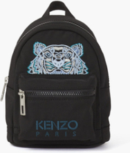 Kenzo - Mini Canvas Kampus Tiger Backpack - Sort - ONE SIZE