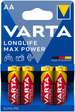 Varta: Longlife Max Power AA / LR6 Batteri 4-pack