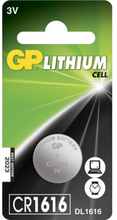 GP Lithium Cell Battery CR1616, 3V, 1-pack