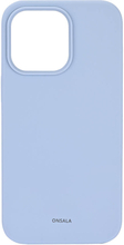 ONSALA Mobilecover Silicone Light Blue iPhone 13 Pro