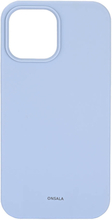 ONSALA Mobilecover Silicone Light Blue iPhone 13 Pro Max