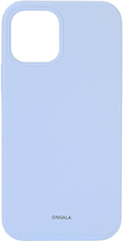 ONSALA Mobilecover Silicone Light Blue iPhone 12 / 12 Pro