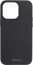 ONSALA Mobilskal Silikon Black iPhone 13 Pro