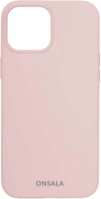 ONSALA Mobilskal Silikon Sand Pink iPhone 13 Mini