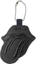 The Rolling Stones: Keychain/Classic Tongue Black (Double Sided Patch)