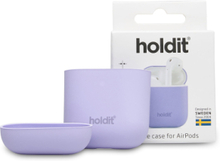 Silic Case Airpods Mobiltilbehør/covers AirPods Cases Lilla Holdit*Betinget Tilbud