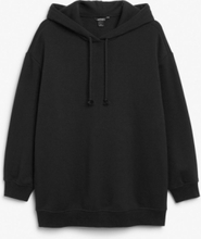 Classic drawstring long sleeve hoodie - Black