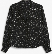 Soft structure blouse - Black