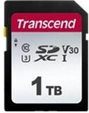 Transcend 300S, 1000 GB, SDXC, Luokka 10, 3D NAND, 100 MB/s, 85 MB/s