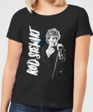 Rod Stewart Poster Women's T-Shirt - Black - S