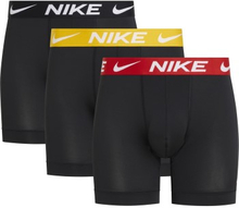 Nike 3P Everyday Essentials Micro Boxer Brief Svart/Rød polyester Medium Herre