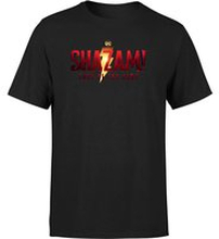 Shazam! Fury of the Gods Logo Unisex T-Shirt - Black - S - Black