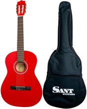 Sant Guitars CJ-36-RD spansk børne-guitar rød