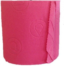 12x Fuchsia roze toiletpapier rol 140 vellen