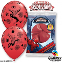 Spiderman party thema ballonnen 18x stuks