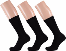 Zwarte dames sokken 6 paar maat 35/42