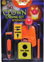 Skärset Halloweenpumpa Clown Ljud & Ljus