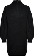 Long Knit Tunic W/Logo Tops Tunics Black Karl Lagerfeld