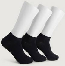 Björn Borg 3-Pk Sock Step Solid Essential Svart
